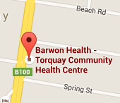 Map Thumbnail Tourquay Community Health Centre